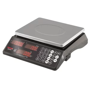Balança Digital Comercial Balmak QUICK 3 em 1 Prato Inox com Bateria Bivolt QUICK33B
