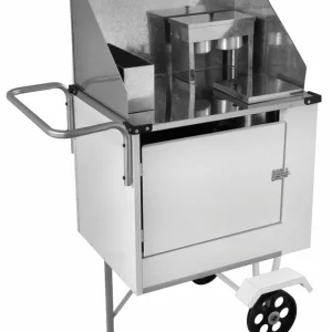 Carrinho de Hot Dog Cefaz Econômico Branco Simples Rodas Maciças BEC03M