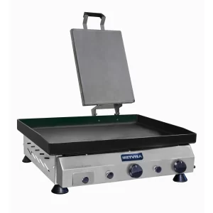 Chapa a Gás 60cm Metvisa 4,25mm de Espessura com Prensa CFGP06
